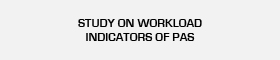 Study on Workload Indicators of PAS